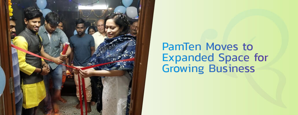 PamTen Relocates to Larger Space to Accommodate Business Growth