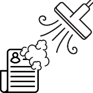 Clean resume readability